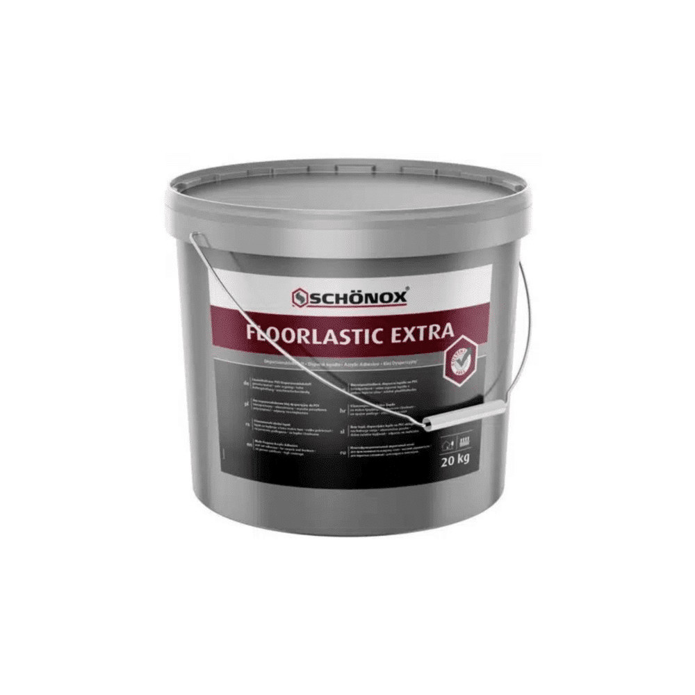 SCHÖNOX FLOORLASTIC EXTRA - gyorskötő PVC-, CV és padlószőnyeg ragasztó - 20 kg