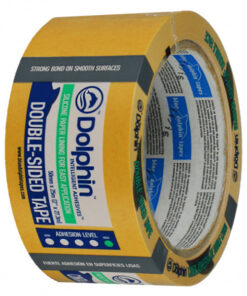 BLUE DOLPHIN Kétoldalú ragasztószalag 50 mm x 25 m fehér