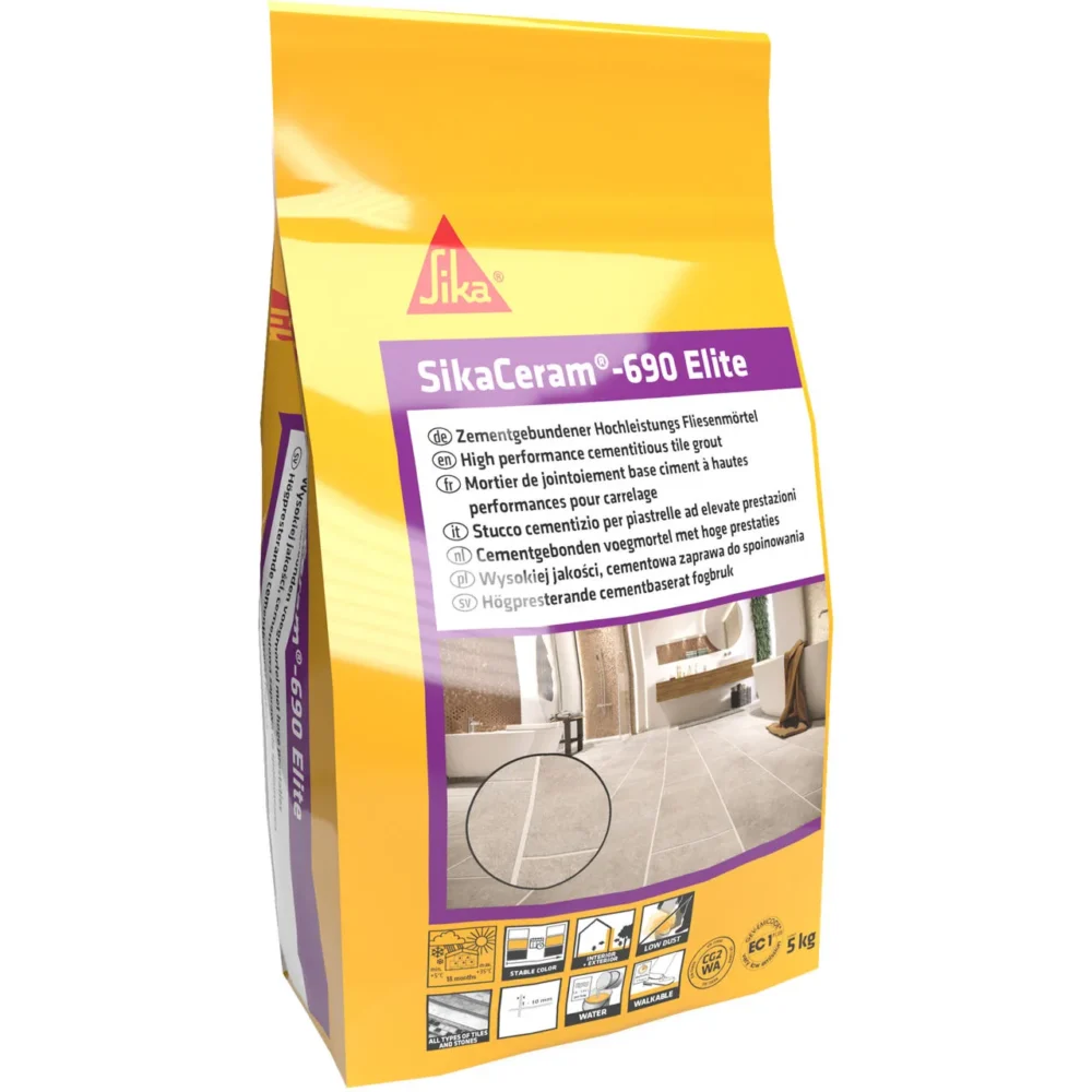 SikaCeram-690 Elite fugázóanyag 5 kg-os zsák