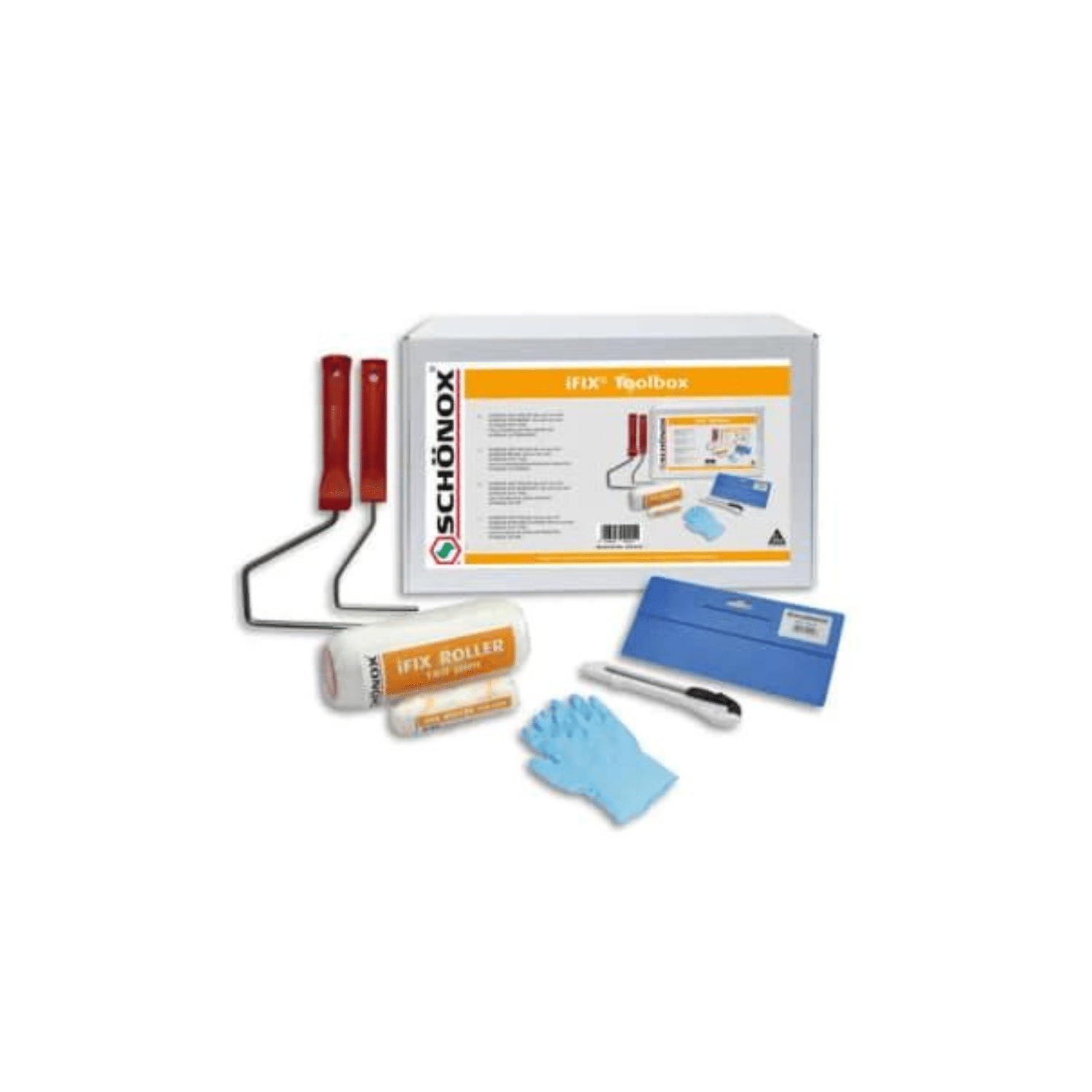 SCHÖNOX iFIX Toolbox Unit = box Box cont. iFIX pieces SCHÖNOX iFIX Toolbox Unit = box Box cont. iFIX pieces